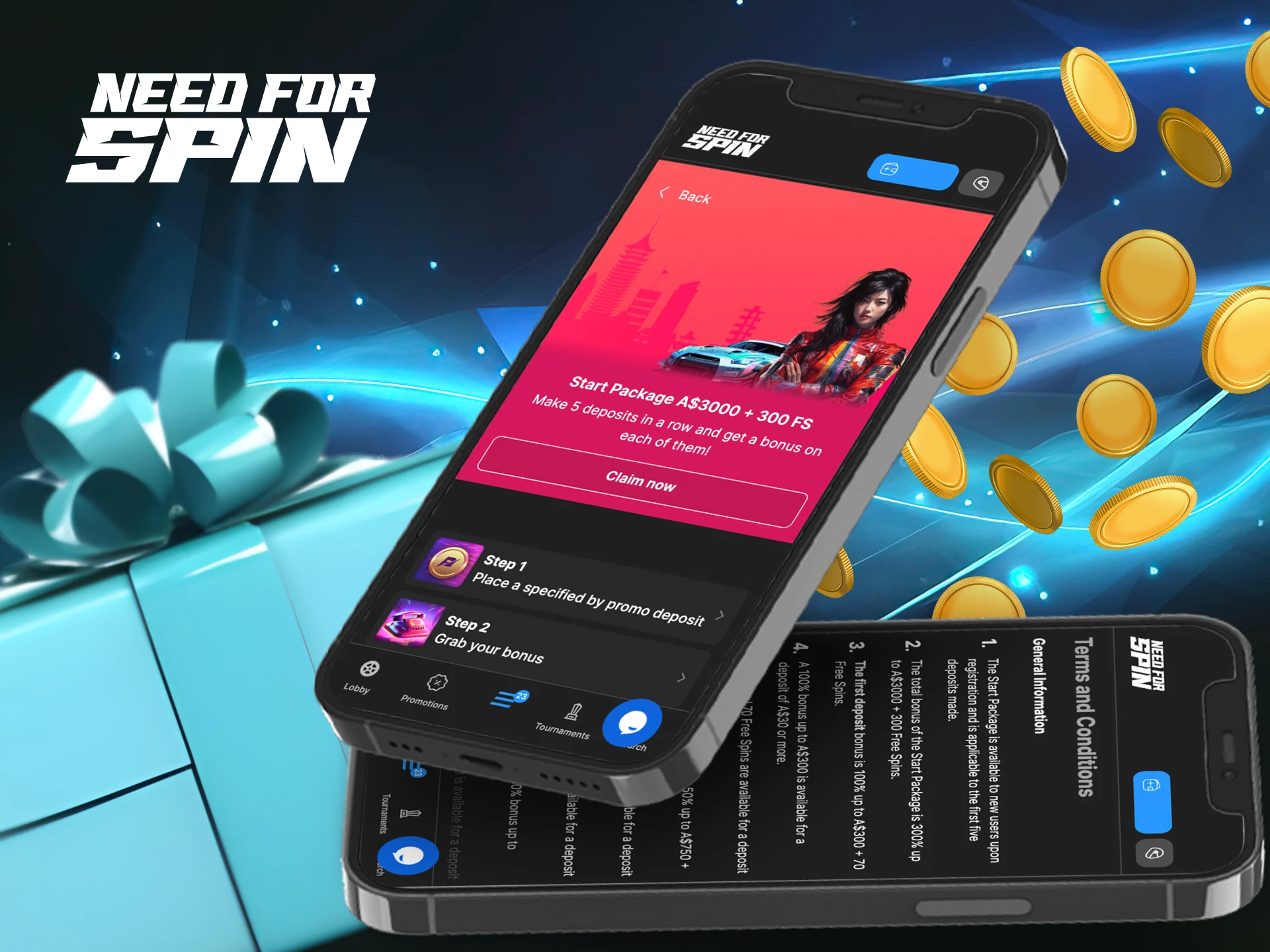 What is the fourth deposit bonus at Need For Spin online casino.