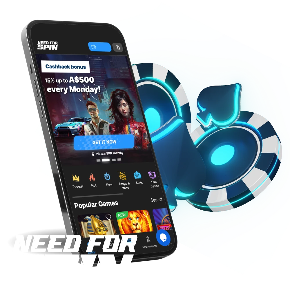 How can I install the Need For Spin online casino app on my phone.