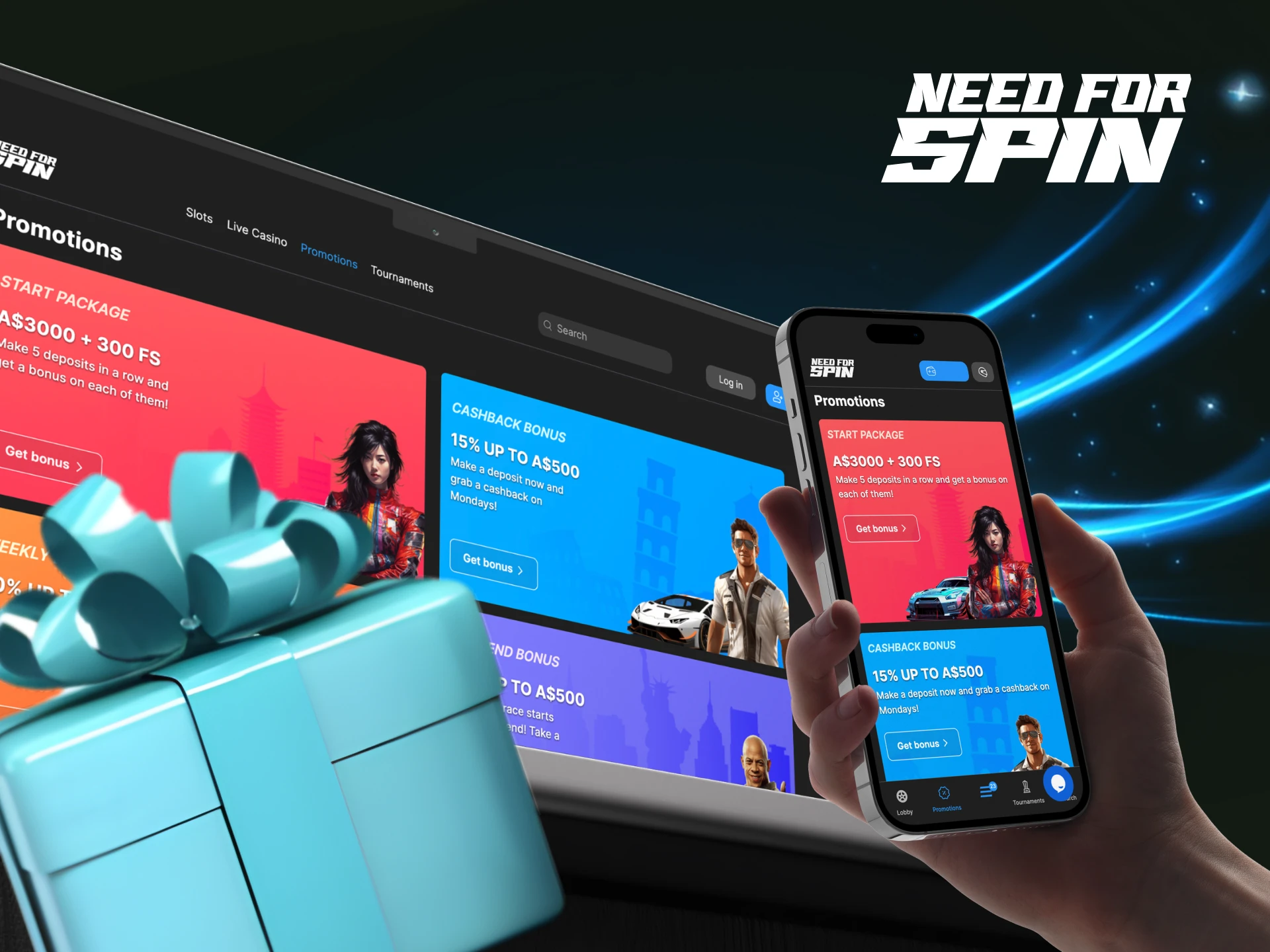 Try fourth deposit bonus at Need for Spin online casino.