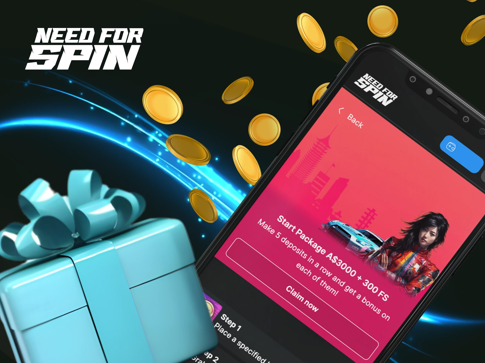 What is the third deposit bonus at Need for Spin online casino and how can I get it.